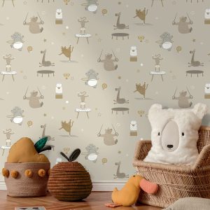 Animal Gymnastics Beige