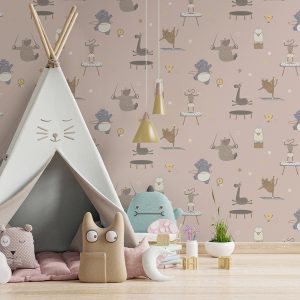 Animal Gymnastics Pink