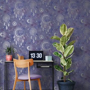 Dreamcatcher Purple Silver