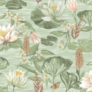 Water Lily Green