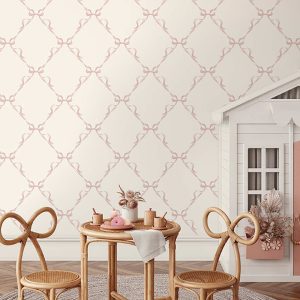 Tied With a Bow Cream, Pink
