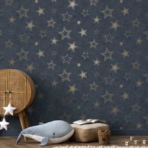 Stardust Midnight Blue, Gold