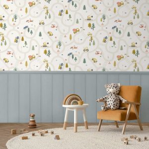Roundabout Road Cream, Multi
