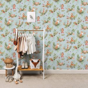 Forest Friends Duck egg Blue