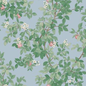Orange Tree Sky Blue navy