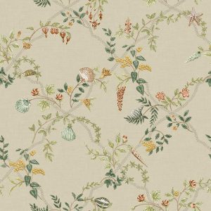 MARINA Coral/Beige/Green