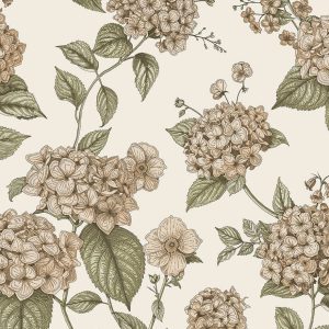 HORTENSIA Coral/Green