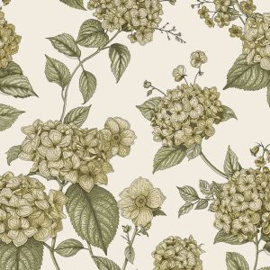 HORTENSIA Ochre/Green